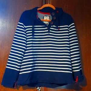 Nautical high neck sweater